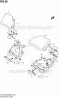 VIDE POCHE pour Suzuki BURGMAN 400 2012