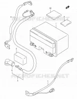 BATTERIE pour Suzuki BURGMAN 400 2006
