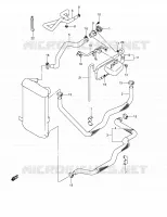 DURITE DE RADIATEUR pour Suzuki BURGMAN 400 2006