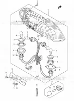 ENSEMBLE FEU ARRIERE pour Suzuki BURGMAN 400 2006