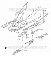 MARCHE PIEDS pour Suzuki BURGMAN 400 2006