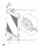 RADIATEUR pour Suzuki BURGMAN 400 2006