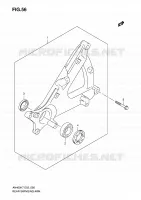 BRAS OSCILLANT ARRIERE pour Suzuki BURGMAN 400 2012