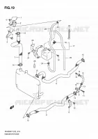 DURITE DE RADIATEUR pour Suzuki BURGMAN 400 2012