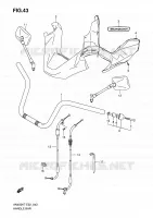 GUIDON pour Suzuki BURGMAN 400 2012