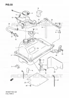 RESERVOIR D'ESSENCE pour Suzuki BURGMAN 400 2012