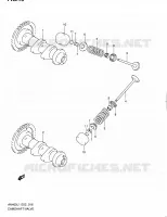 ARBRE A CAMES   VALVE pour Suzuki BURGMAN 400 2012