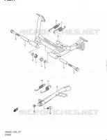 BEQUILLE pour Suzuki BURGMAN 400 2012