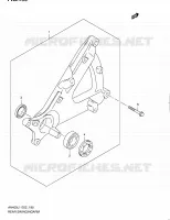 BRAS OSCILLANT ARRIERE pour Suzuki BURGMAN 400 2012