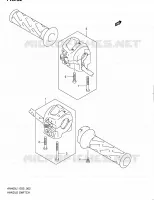 COMMODOS (AN400AL1 E19) pour Suzuki BURGMAN 400 2012