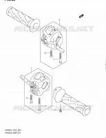 COMMODOS (AN400AL1 E24) pour Suzuki BURGMAN 400 2012
