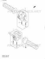 COMMODOS (AN400ZAL1 E02) pour Suzuki BURGMAN 400 2012