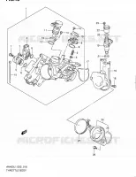 CORPS DE PAPILLON pour Suzuki BURGMAN 400 2012