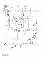 DURITE DE RADIATEUR pour Suzuki BURGMAN 400 2012