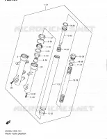 FOURCHE (AN400L1 E19) pour Suzuki BURGMAN 400 2012