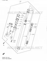 FOURCHE (AN400ZAL1 E19) pour Suzuki BURGMAN 400 2012