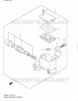 MAITRE CYLINDRE AVANT (AN400ZAL1 E02) pour Suzuki BURGMAN 400 2012