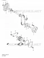 POMPE A HUILE pour Suzuki BURGMAN 400 2012