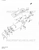 SILENCIEUX pour Suzuki BURGMAN 400 2012