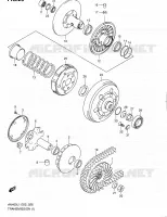 TRANSMISSION (1) pour Suzuki BURGMAN 400 2012
