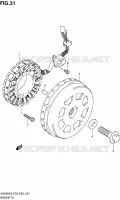 ALLUMAGE ROTOR   STATOR pour Suzuki BURGMAN 650 2007