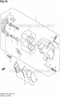 ETRIER DE FREIN AVANT pour Suzuki BURGMAN 650 2007