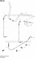 GUIDON (MODEL K6/K7/K8) pour Suzuki BURGMAN 650 2007
