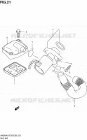 SYSTEME RECYCLAGE GAZ ECHAPPEMENT pour Suzuki BURGMAN 650 2007