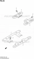 REPOSE PIEDS ARRIERE pour Suzuki BURGMAN 650 2008