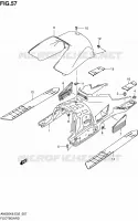 REPOSE PIEDS pour Suzuki BURGMAN 650 2008