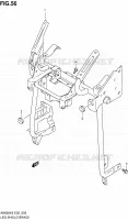SUPPORT MARCHE PIEDS pour Suzuki BURGMAN 650 2008