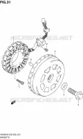 ALLUMAGE ROTOR   STATOR pour Suzuki BURGMAN 650 2008