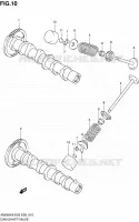 ARBRE A CAMES   VALVE pour Suzuki BURGMAN 650 2008