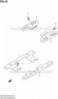 REPOSE PIEDS ARRIERE pour Suzuki BURGMAN 650 2008