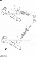 ARBRE A CAMES   VALVE pour Suzuki BURGMAN 650 2009