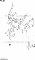SUPPORT MARCHE PIEDS pour Suzuki BURGMAN 650 2009