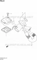 SYSTEME RECYCLAGE GAZ ECHAPPEMENT pour Suzuki BURGMAN 650 2009