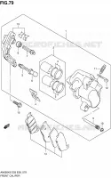 ETRIER DE FREIN AVANT pour Suzuki BURGMAN 650 2010