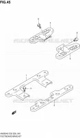 REPOSE PIEDS ARRIERE pour Suzuki BURGMAN 650 2010