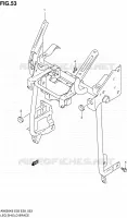 SUPPORT MARCHE PIEDS pour Suzuki BURGMAN 650 2010