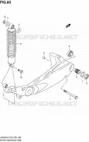 BRAS OSCILLANT ARRIERE pour Suzuki BURGMAN 650 2006