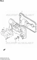 COUVRE CULASSE pour Suzuki BURGMAN 650 2006