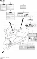 ETIQUETTE pour Suzuki BURGMAN 650 2006