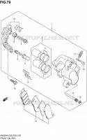 ETRIER DE FREIN AVANT pour Suzuki BURGMAN 650 2006
