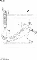 BRAS OSCILLANT ARRIERE pour Suzuki BURGMAN 650 2007