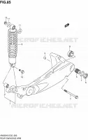 BRAS OSCILLANT ARRIERE pour Suzuki BURGMAN 650 2007