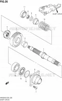 CARDAN pour Suzuki BURGMAN 650 2007
