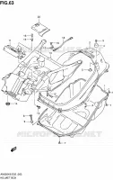 COFFRE pour Suzuki BURGMAN 650 2007