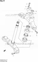 COLONNE DE DIRECTION pour Suzuki BURGMAN 650 2007