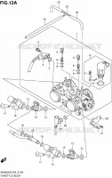 CORPS DE PAPILLON (MODEL K7) pour Suzuki BURGMAN 650 2007